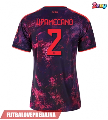 Lacne Ženy Futbalové dres Bayern Munich Dayot Upamecano #2 2026-27 Krátky Rukáv - Tretina